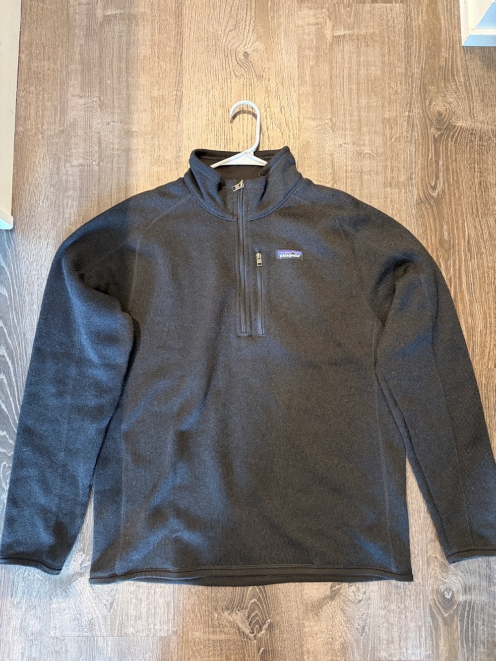 Patagonia Black Men's Better Sweater 1/4-Zip Fleece Size L